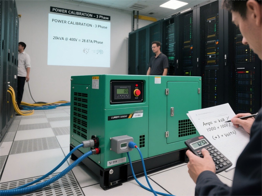 How to calculate how many amps a generator can handle?